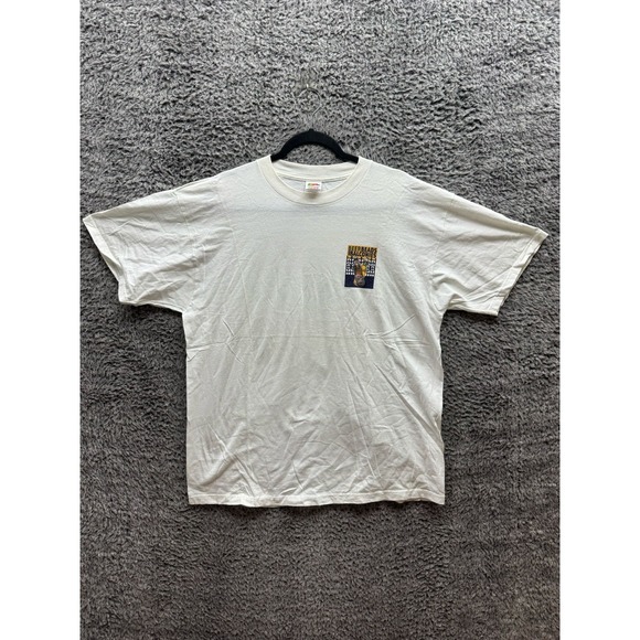 Vintage Miller Brewing Company Beerbead and Balconies T Shirt White Mens Size XL - Picture 1 of 14